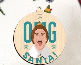Christmas Movie Countdown Sliding Ornament Svg, Christmas Countdown Calendar svg, Christmas Ornament, Glowforge svg files