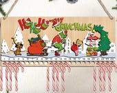 Cartoon Christmas Countdown Door Sign Svg,Christmas Calendar Svg,Christmas Countdown Calendar Svg,Christmas Decor Svg,Glowforge Svg File