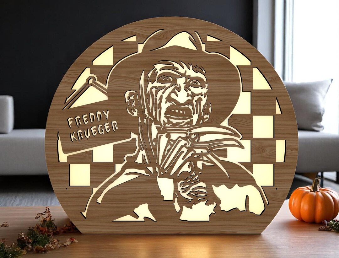 DIY Horror Slasher Lantern | Wooden Nightmare Light Box Kit | Scary ...