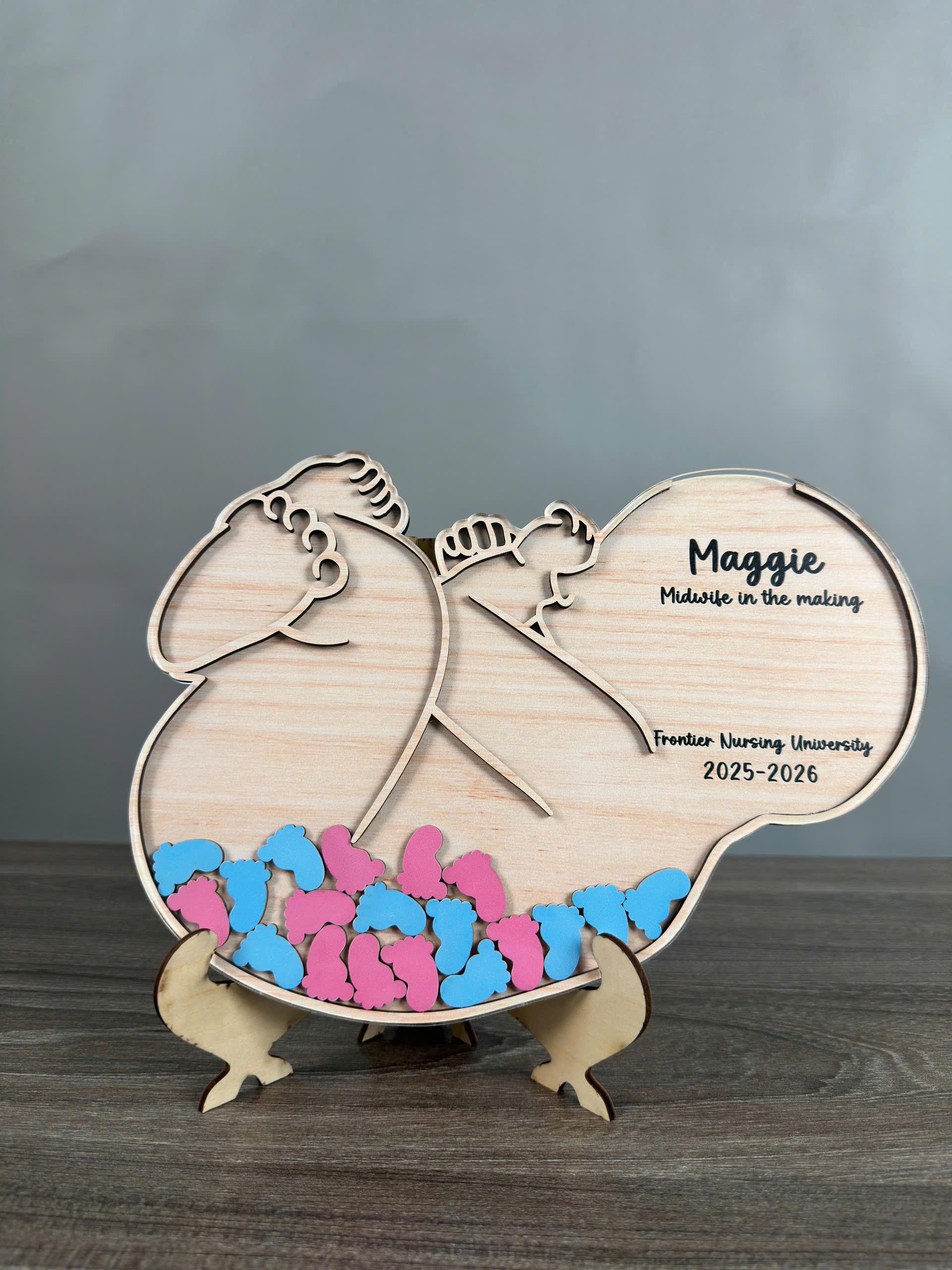 Boyiee Regalo Ostetrica Calzini Divertenti Grazie Regali Calzini con 1 Biglietto di Ringraziamento e 1 Piccola Borsa