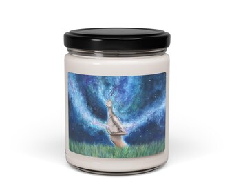 Galaktischer Traum Duftkerze - 9 Unzen, umweltfreundliche Aromatherapie, kosmisches Dekor, Geschenk für sie, Raumduft