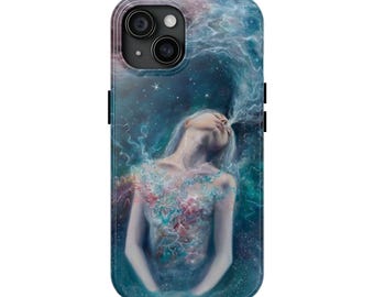 Kosmische Traum Handyhülle | Robuste Galaxy iPhone Schutzfolie, Einzigartige Kunst Handyhülle, Geschenk für Weltraumliebhaber, Sternennacht Accessoire