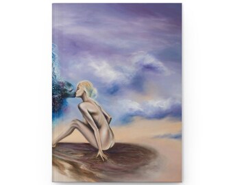 Kuss des Lebens Notizbuch | Verträumtes Art Journal für Kreativität, Skizzieren, Schreiben, Geschenk für Künstler, umweltfreundlich