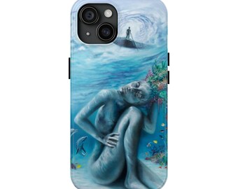 Unterwasser Serenity Tough Handyhülle, Ocean Art Handyhülle, Geschenk für Meerliebhaber, einzigartiger Handyschutz, cooles Handyhüllendesign