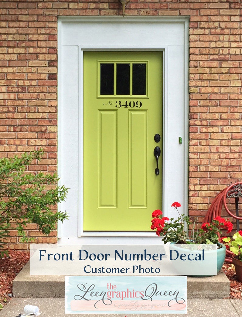 House Numbers Address Custom House Number Front Door Etsy