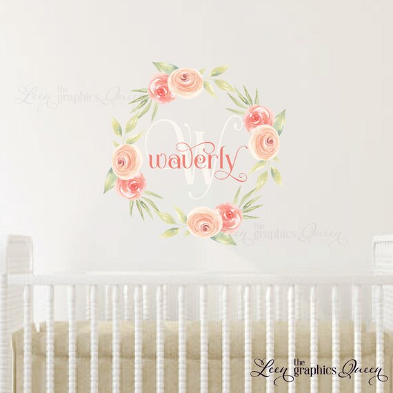 baby nursery flower wall