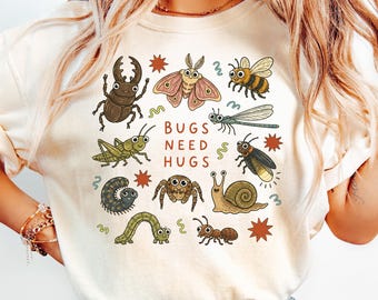 Bugs Need Hugs Comfort Colors® T-Shirt, Back To School Teacher Sweatshirt