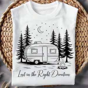 Camping Life PNG, Retro Camper Unter Sternen Digitales Design, Natur Abenteuer Png, Outdoor Wilderness Sublimationsdesign, digitaler Download