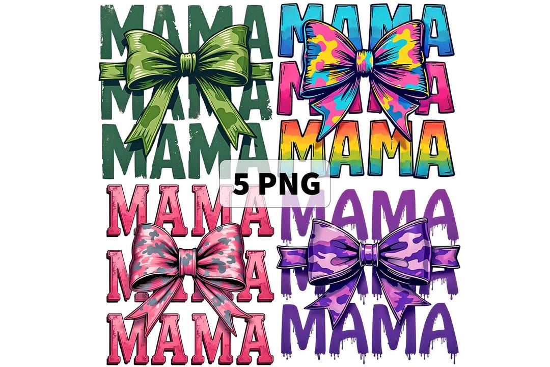 Mama Camo Coquette Bow PNG, Old School Camo Png, Girls Camo Bow Png ...