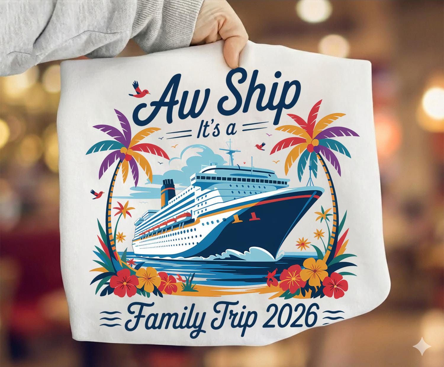 Aw Ship It's a Family Trip 2026 PNG Digital Download, Cruise Ship ...