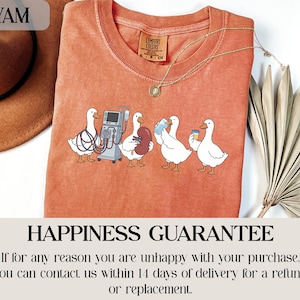 Funny Duck Shirt, Cute Animal Tee, Unique Graphic T-Shirt, Gift for Animal Lovers, Humorous Duck Design, Casual Everyday Top