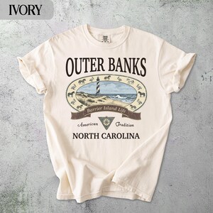 Outer Banks North Carolina T-Shirt, Barrier Island Life Graphic Tee, American Tradition Shirt, Unisex Summer Top, Vacation Souvenir