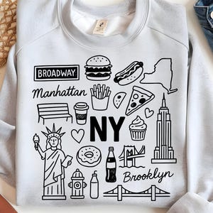New York Trip Shirt PNG, NYC Shirt Sublimation Design, Retro New York City Big Apple Digital Download File for Cricut, Silhouette
