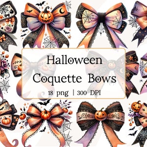 Halloween Coquette Bow Bundle Png, Girly Halloween Coquette Bow, Spooky Season Png, Coquette Gothic Bat, Halloween Mama, Instant Download