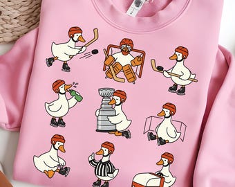 Hockey Goose PNG Bundle, Clipart, Digital Download