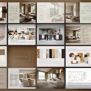 Creative Interior Design Canva Template for Projects with Mood Boards and Concepts_BAI image 10