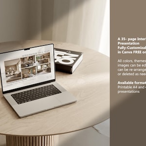 Creative Interior Design Canva Template for Projects with Mood Boards and Concepts_BAI image 4