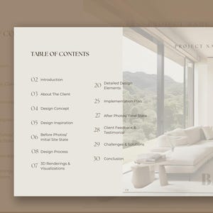 Creative Interior Design Canva Template for Projects with Mood Boards and Concepts_BAI image 5