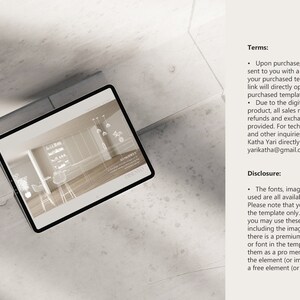Editable Interior Design Canva Template for Corporate and Creative ...
