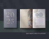 GALAXY Canva Planner 2025 with Daily, Monthly Pages, Calendar, Holiday Reminders, Budget Trackers