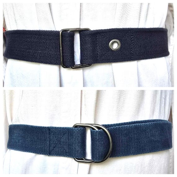 Vintage Cotton Unisex Belt Brown / Black / Blue / Beige  display picture 1
