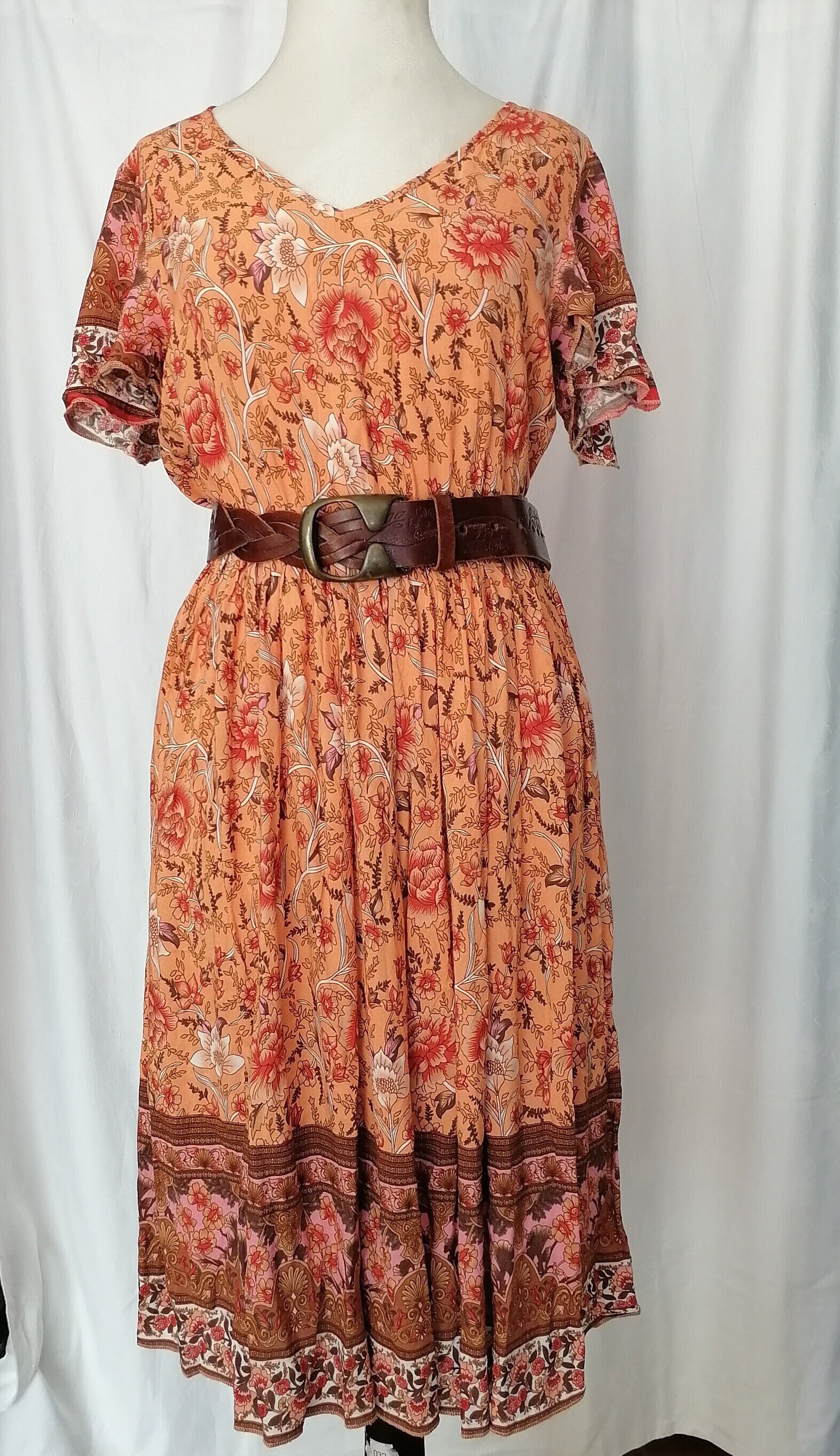 Elastic Waist Dress Etsy UK