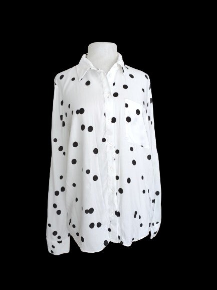 Chemise Vintage Fleurie – Taille S – Années 90 – Style Rétro – Manches Courtes