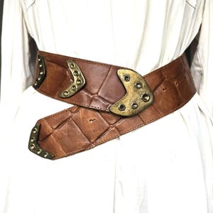 Vintage V Shaped Belt - Etsy display picture 1