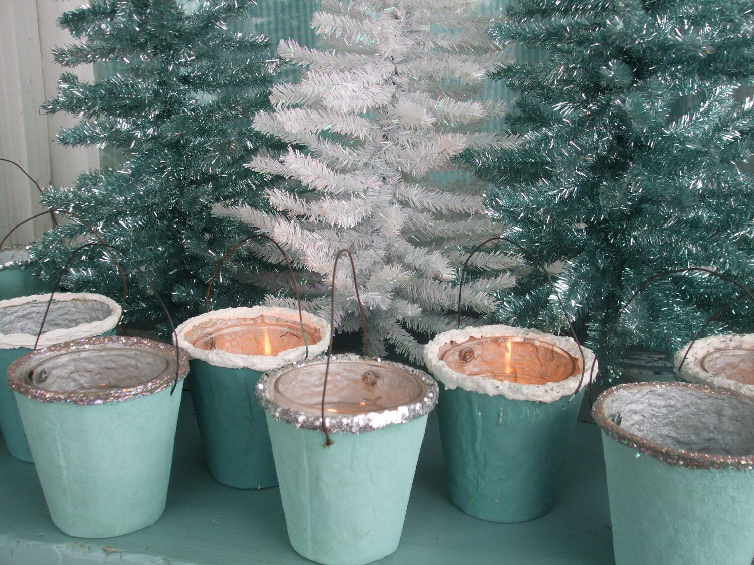 Votive Holders Candy Containers Sparkle Buckets Cookie Buckets Etsy