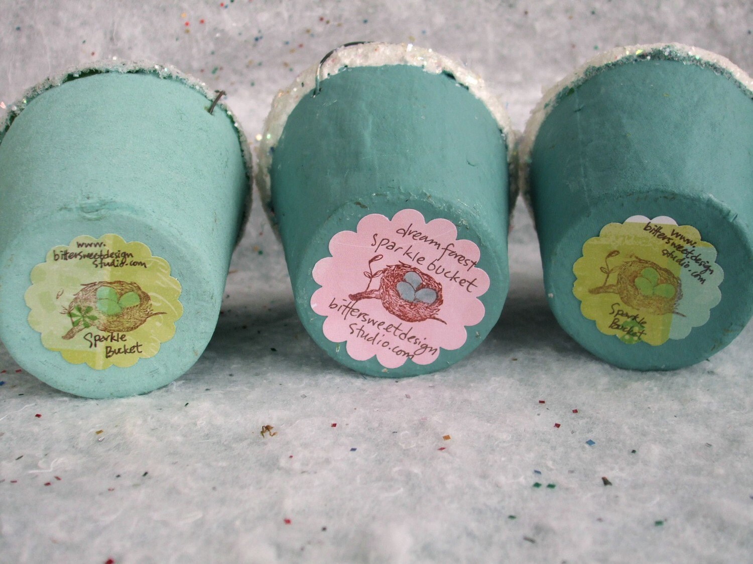 Votive Holders Candy Containers Sparkle Buckets Cookie Buckets Etsy