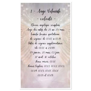 Oracle des anges - 73 cartes - Cartes additionnelles informatives - Oracle divinatoire français, cartomancie, voyance, tirage de cartes -