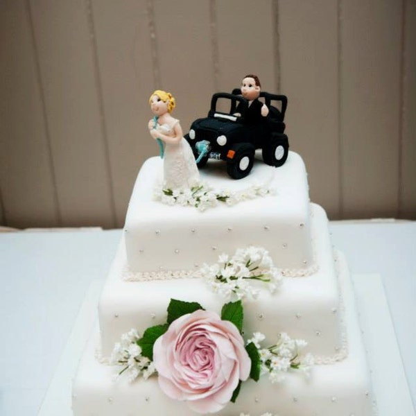 Jeep Wedding Cake Topper