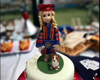 Personalized Graduation Cake Topper - Custom Name and Class of 2024 Graduation Decor - Unique Graduation Gift
