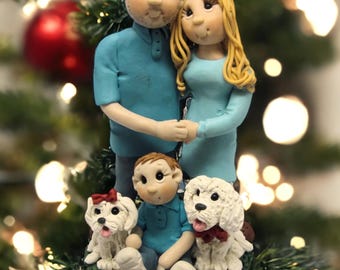 Personalized Custom Figurine or Ornament  from Your Photo - Handcrafted Photo Sculpture Gift