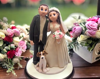 Custom wedding cake topper, Bride and groom cake topper, personalized cake topper, Mr and Mrs cake topper, custom cake topper DEPOSIT ONLY