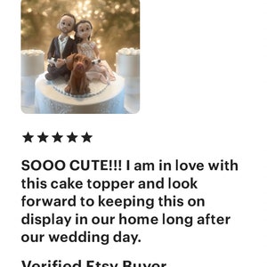 Bride & Groom Custom Made Scottish Wedding Cake Topper - Deposit Only ...