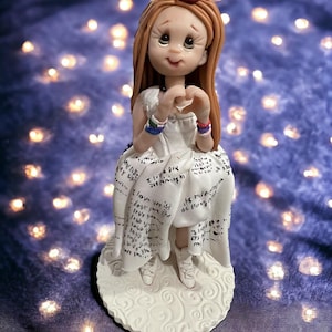 Custom Birthday Cake Topper, Custom Polymer Clay Cake Topper, Custom Figurine. A Handcrafted Art Sculpture.