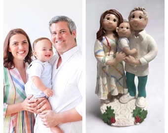 Personalized Custom Figurine from Your Photo - Handcrafted Photo Sculpture Gift