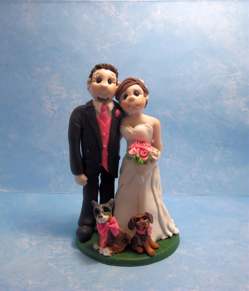 Custom wedding cake topper personalized cake topper Bride image 0