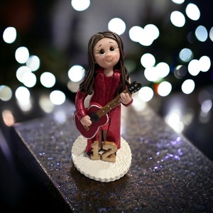 Custom Birthday Cake Topper, Custom Polymer Clay Cake Topper, Custom Figurine. A Handcrafted Art Sculpture.