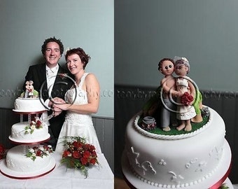 Wedding/ Anniversary Keepsake Cake Topper DEPOSIT ONLY
