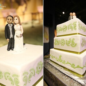Custom Bride and Groom Wedding Cake Topper DEPOSIT ONLY