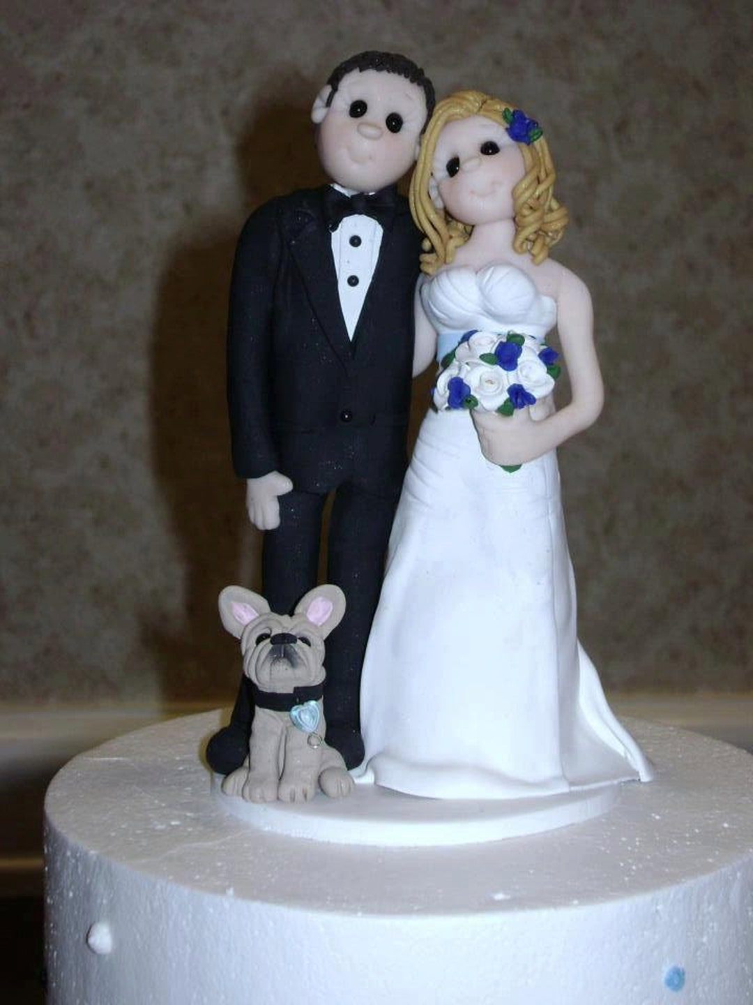 Traditional Bride and Groom Custom Made Wedding Cake Topper DEPOSIT ...