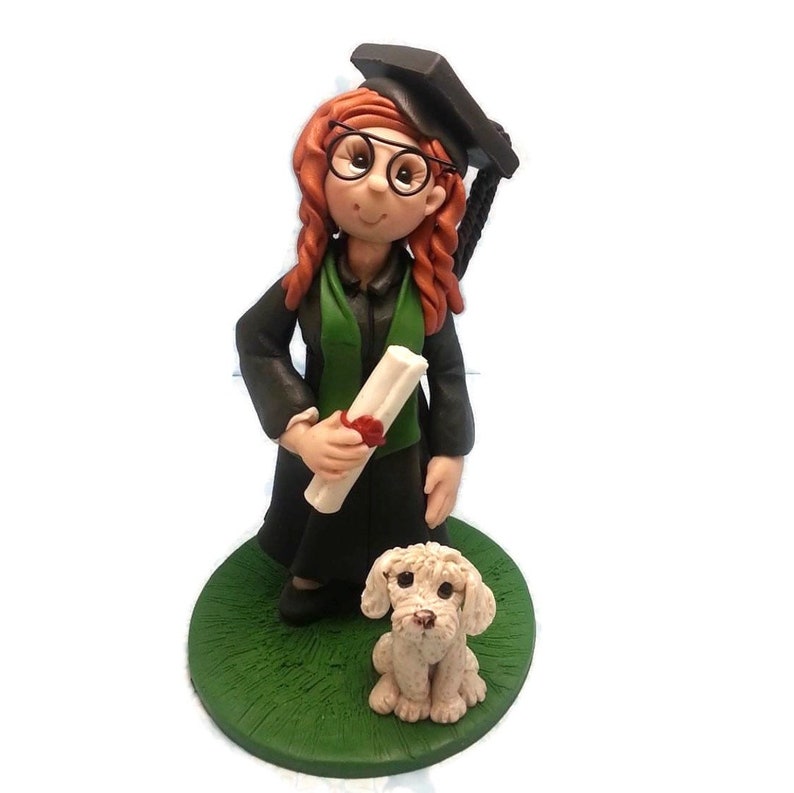 Personalized Graduation Cake Topper Custom Name and Class of 2024 Graduation Decor Unique Graduation Gift image 2