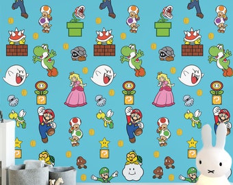 Adesivo da parete Luigi Standing Decalcomania decorazione arte Super Mario Sm