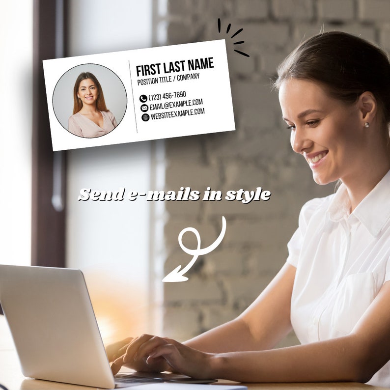 send your new e-mails in style!