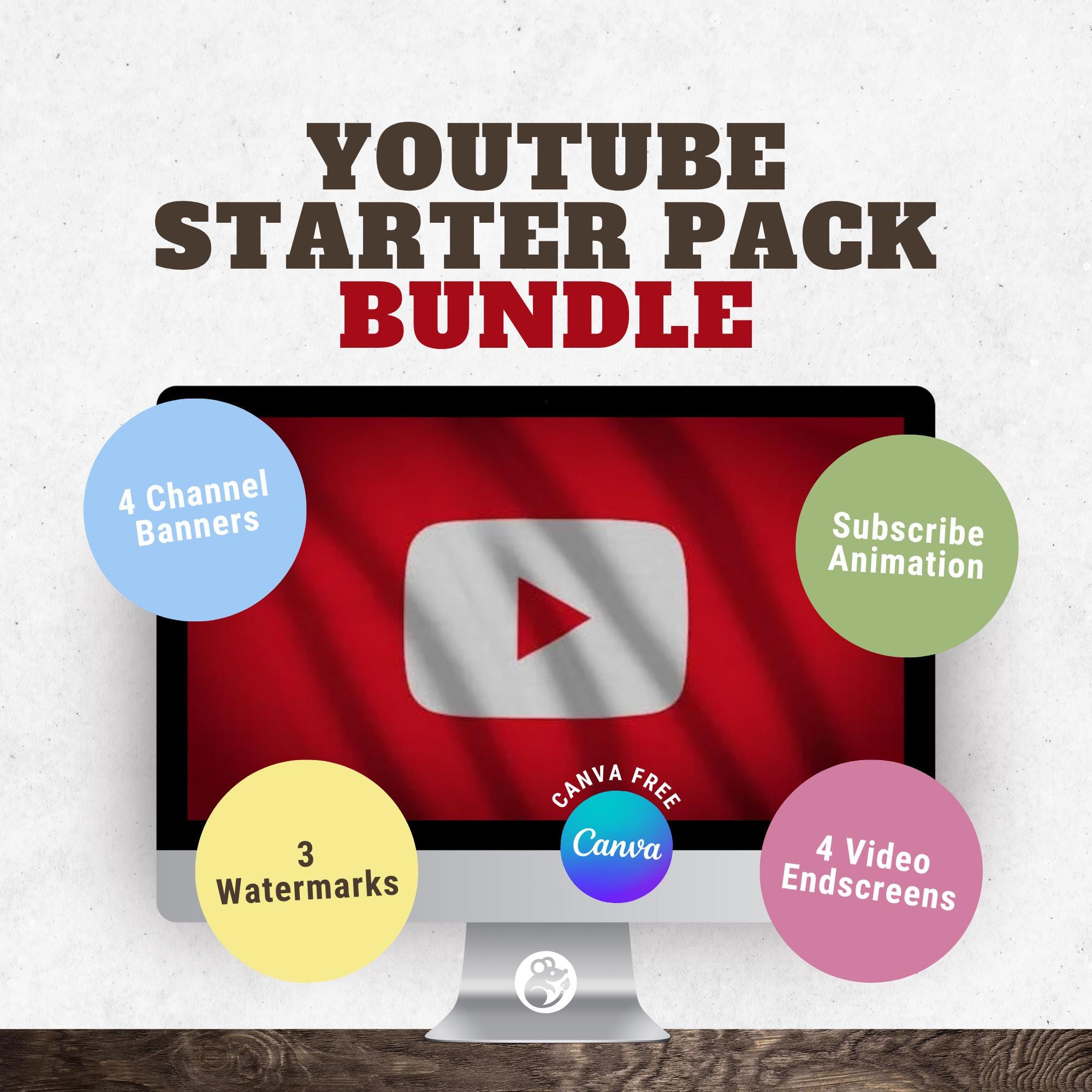 Kit di branding di Modelli Canva per grafica del canale