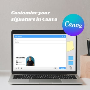 Customize your signature in canva!