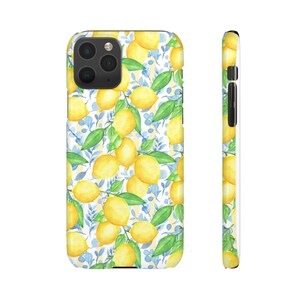 Zitrone Handyhülle, Zitrone Druck, Zitrone Muster, Zitrone Handyhülle, Schnapp Handyhülle, Obst Handyhülle, Tropisch Handyhülle, iPhone Hülle