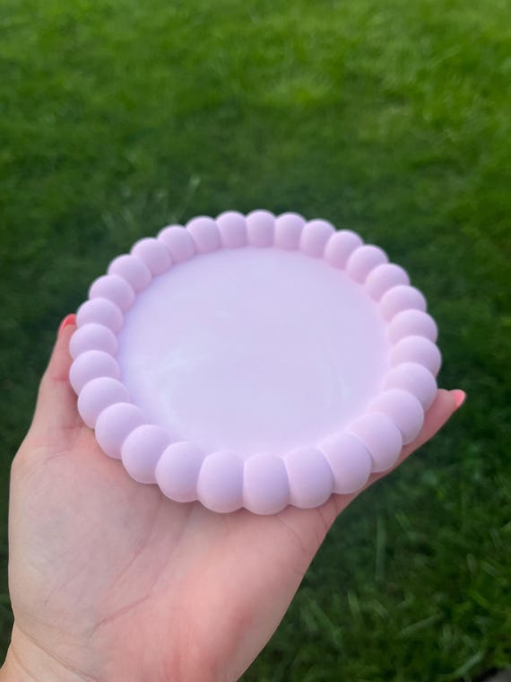 Pink coaster, Resin coaster, Resincrete, Coasters, Bubble coaster, Desk coaster, Set of coasters, Pink Gift ideas, Girly Gift ideas, Bubble